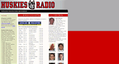 Desktop Screenshot of huskiesradio.com